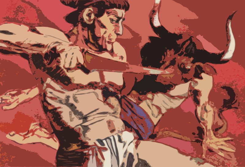 Theseus a Minotaurus od English School