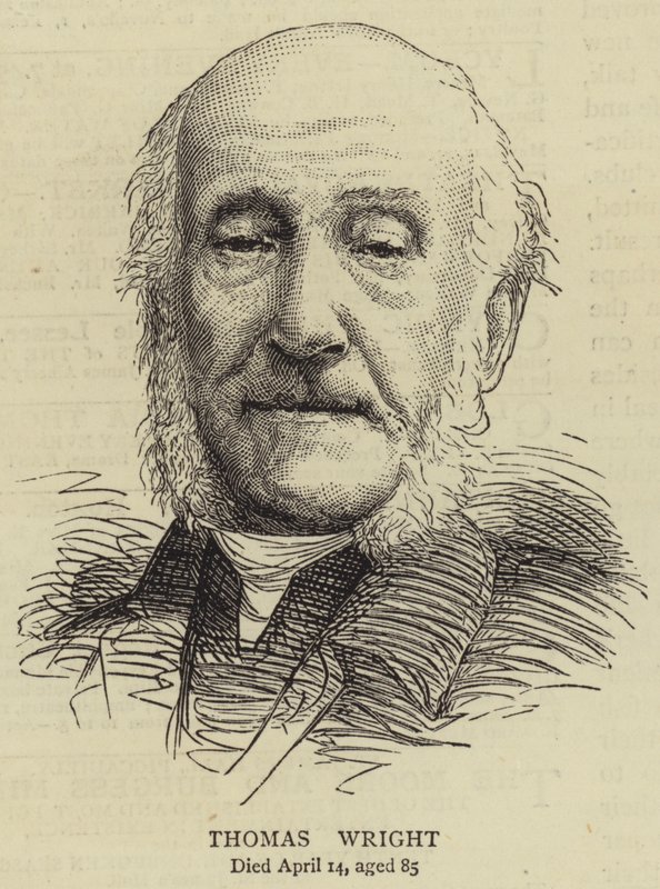 Thomas Wright (rytina) od English School