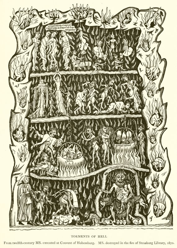 Torments of Hell od English School