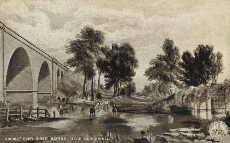 Viadukt přes řeku Blythe, poblíž Berkswell od English School