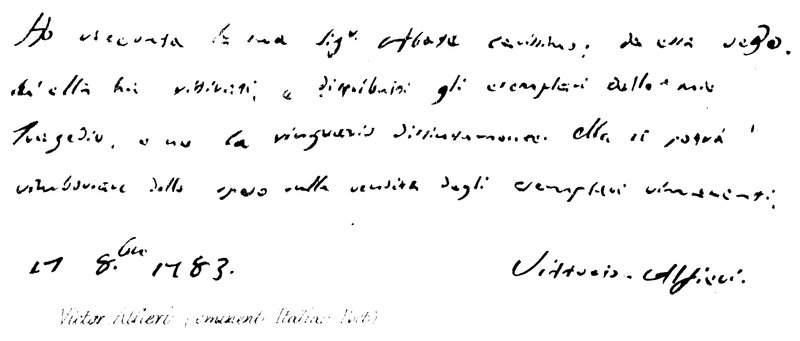 Victor Alfieri (významný italský básník) od English School