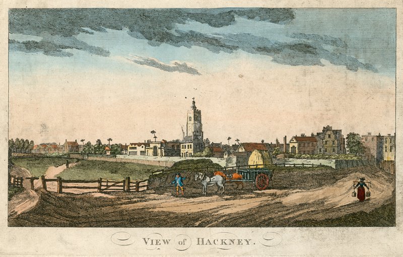 Pohled na Hackney od English School