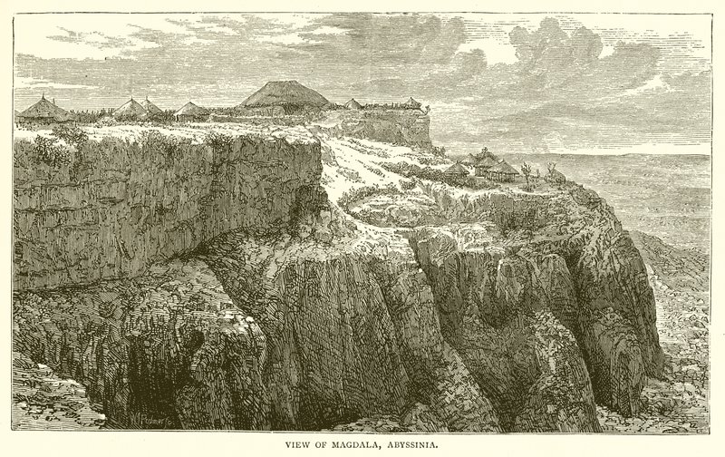 Pohled na Magdalu, Habeš od English School