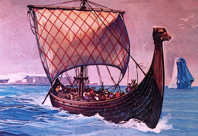 Vikingská loď od English School