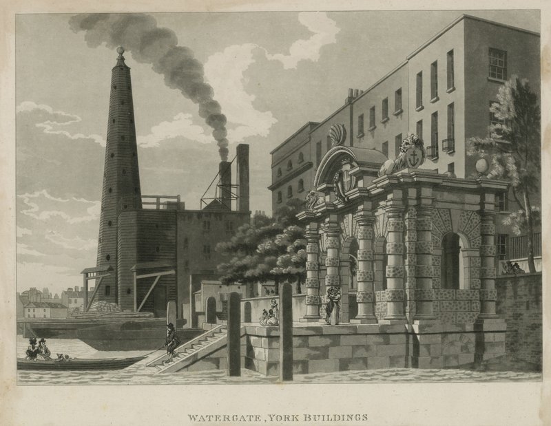 Watergate, York Buildings, Londýn od English School