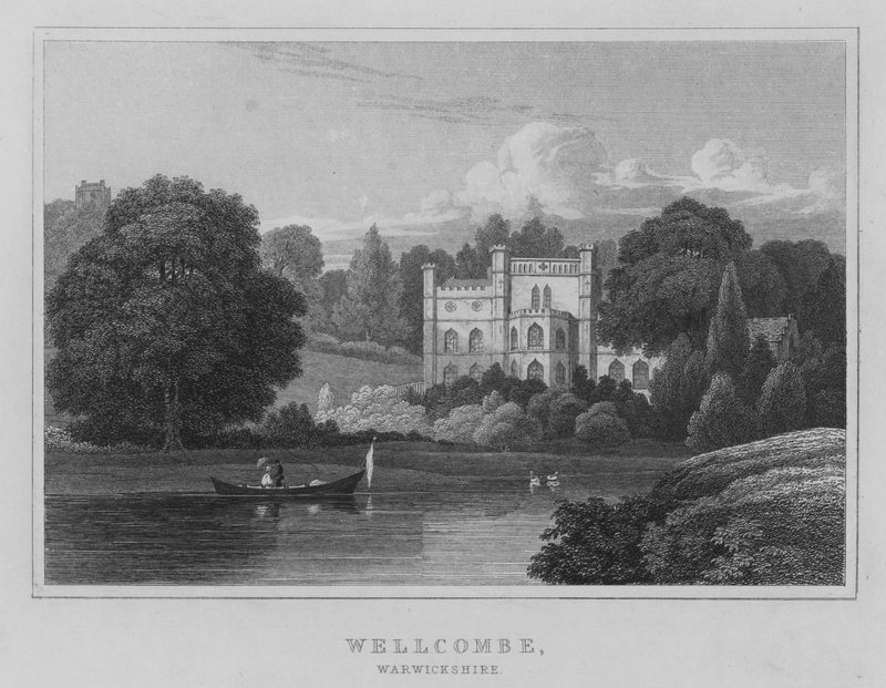Welcombe, Warwickshire (rytina) od English School