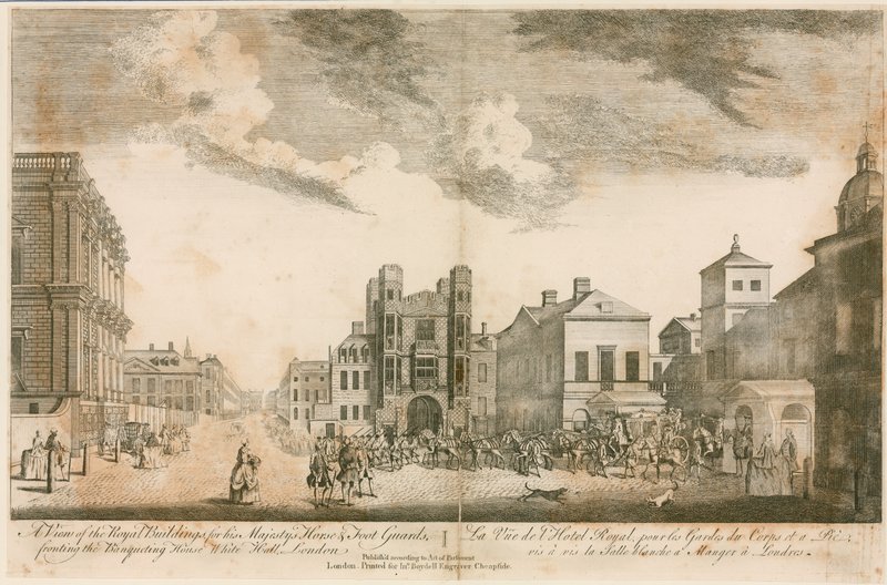 Whitehall. Kolem roku 1755 od English School