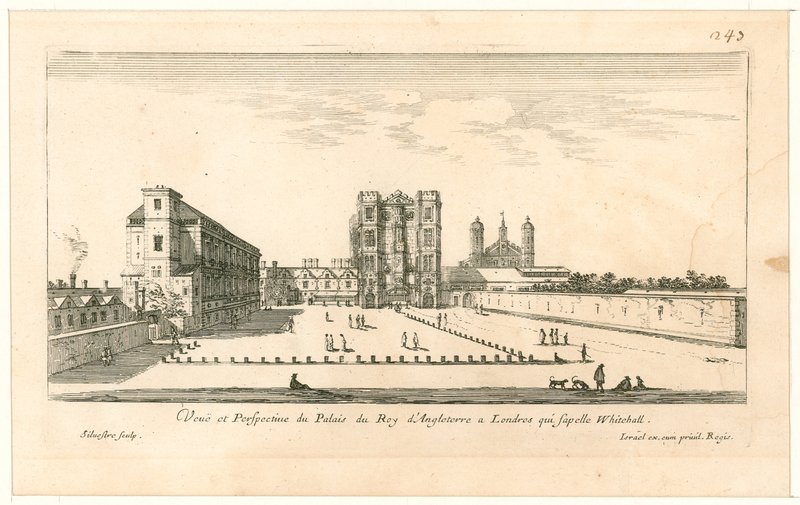 Whitehall. Lept od Israela Silvestra, 1640 od English School