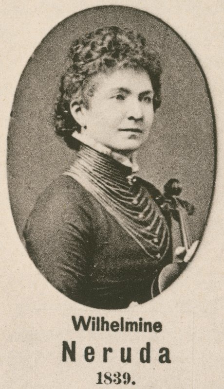Wilhelmine Neruda (rytina) od English School