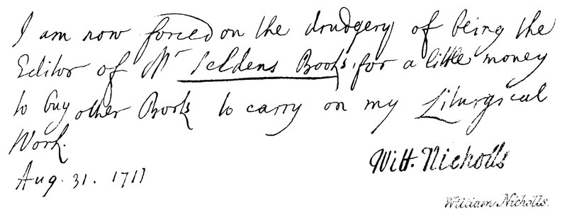 William Nicholls od English School