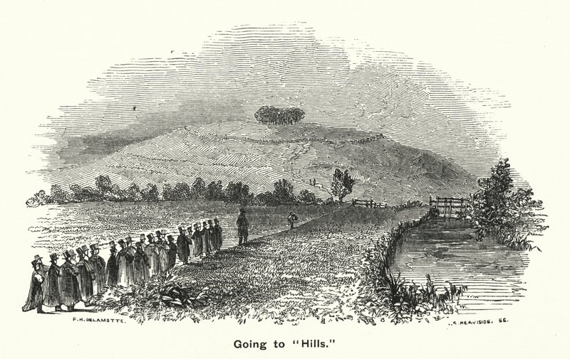 Winchester College: Going to "Hills" (rytina) od English School
