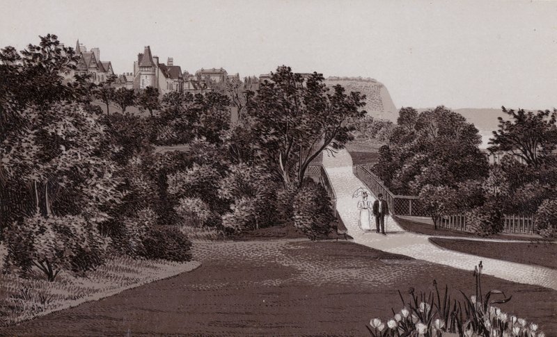 Windsor Gardens, Penarth (litho) od English School