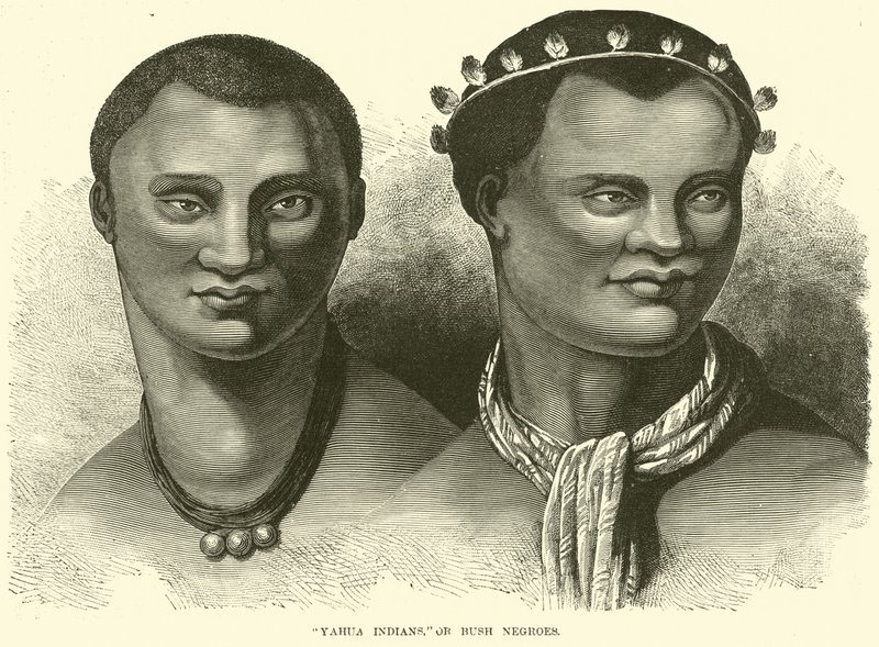 Yahua Indians, nebo Bush black od English School