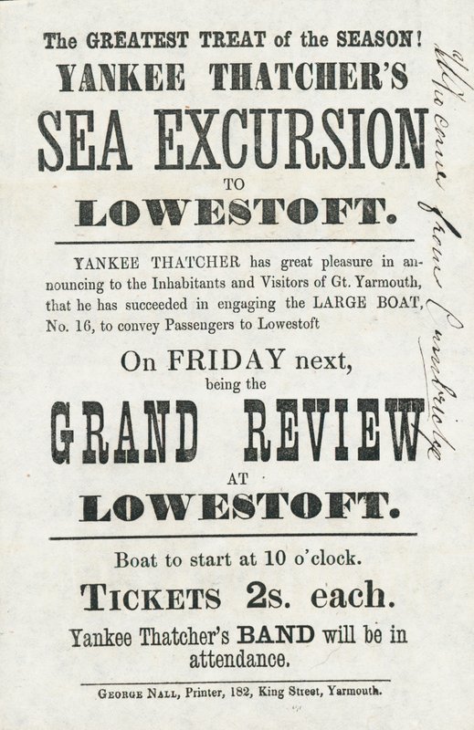 Yankee Thatchers Sea Exkurze do Lowestoftu (tisk) od English School