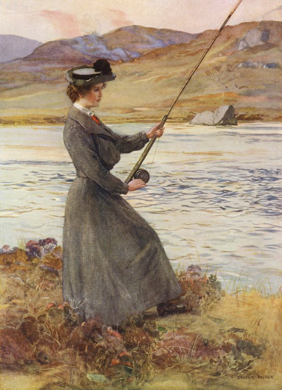 Něžné umění (barevná litografie) od Ernest Edward Briggs