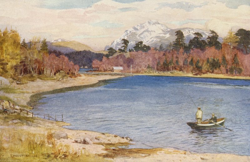 Úžiny u Innischonanu (barevná litografie) od Ernest Edward Briggs