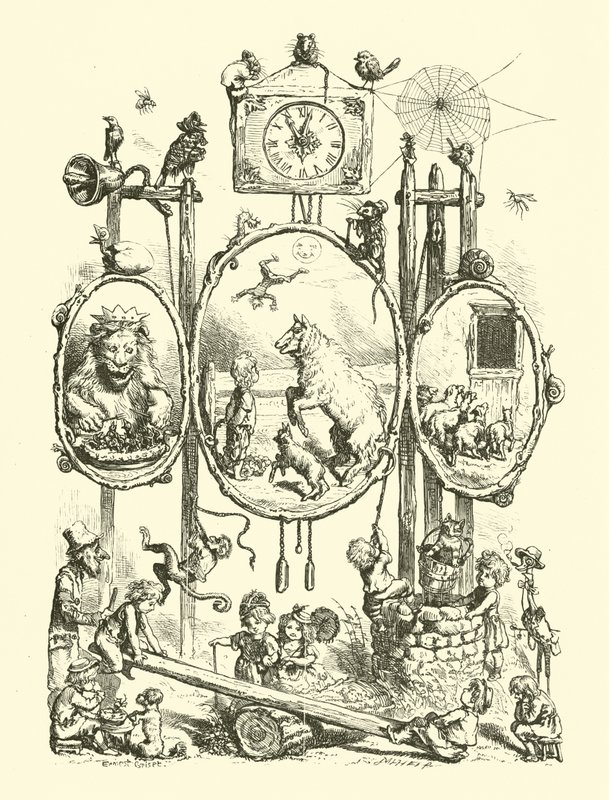 National Nursery Rhymes, Frontispiece od Ernest Henry Griset