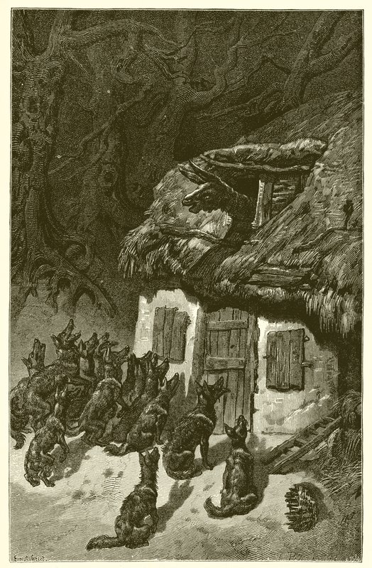Vlci a nemocný prdel od Ernest Henry Griset