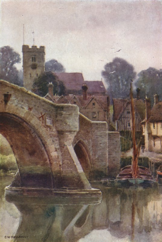 Aylesford (barevné lito) od Ernest William Haslehust