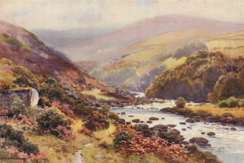 Dartmeet (barevné lito) od Ernest William Haslehust