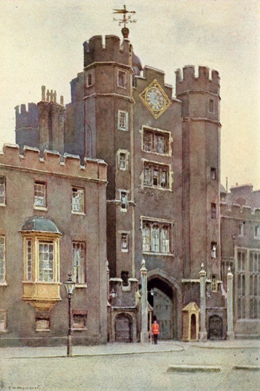 Vrátnice, Palác svatého Jakuba (barevné lito) od Ernest William Haslehust