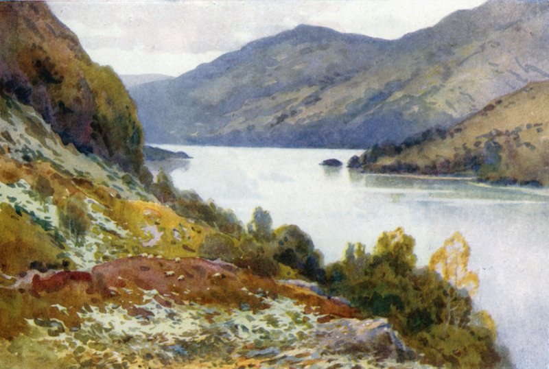 Loch Lomond z Inversnaid (barva lito) od Ernest William Haslehust