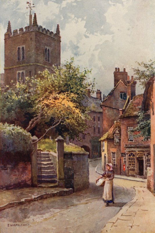Ollerton (barevné lito) od Ernest William Haslehust