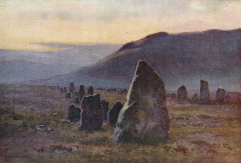 Stone Avenue, poblíž Merrivale (barevné lito) od Ernest William Haslehust