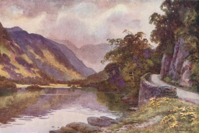 Ullswater (barevné lito) od Ernest William Haslehust