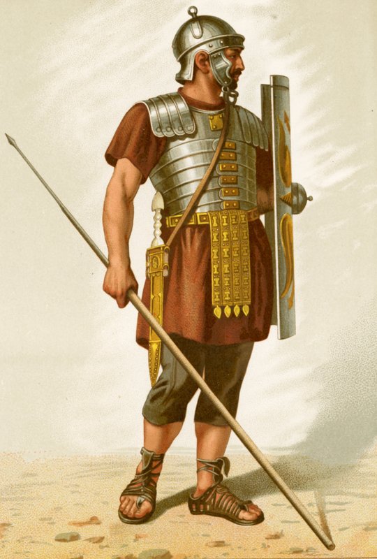 římský legionář od Etienne Antoine Eugene Ronjat
