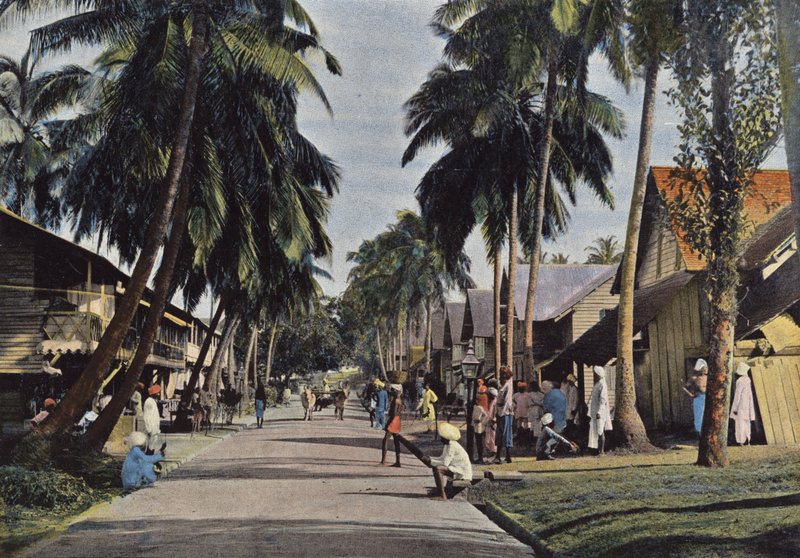 Andamanské Ostrovy, La Rue Des Bazars V Port Blair od European Photographer