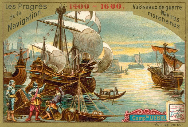 Obchodní lodě a válečné lodě 1400-1600 od European School