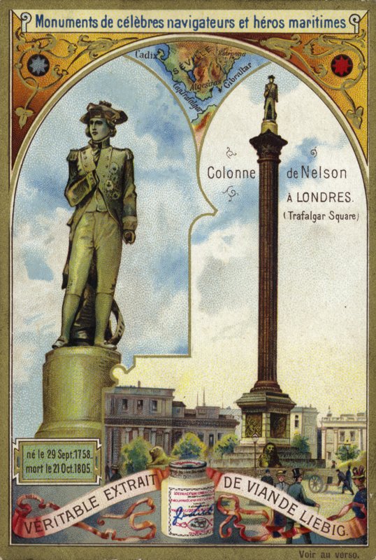 Nelsonův sloup, Trafalgarské náměstí, Londýn od European School