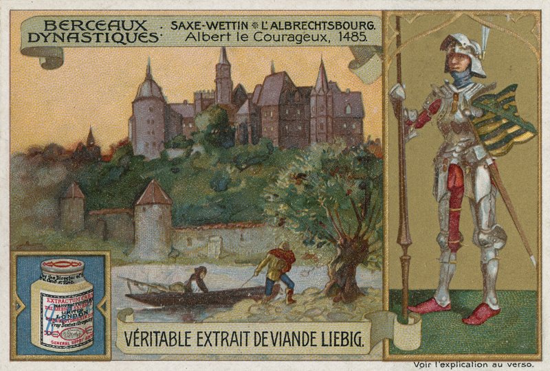 Saxe-Wettin: Albrechtsburg a Albert Smělý, vévoda saský, 1485 od European School