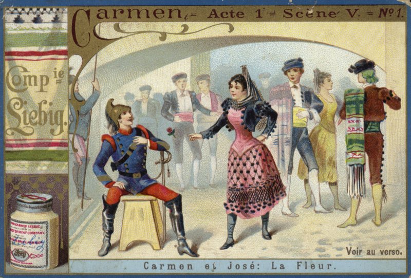 Scéna z Carmen, Georges Bizet od European School