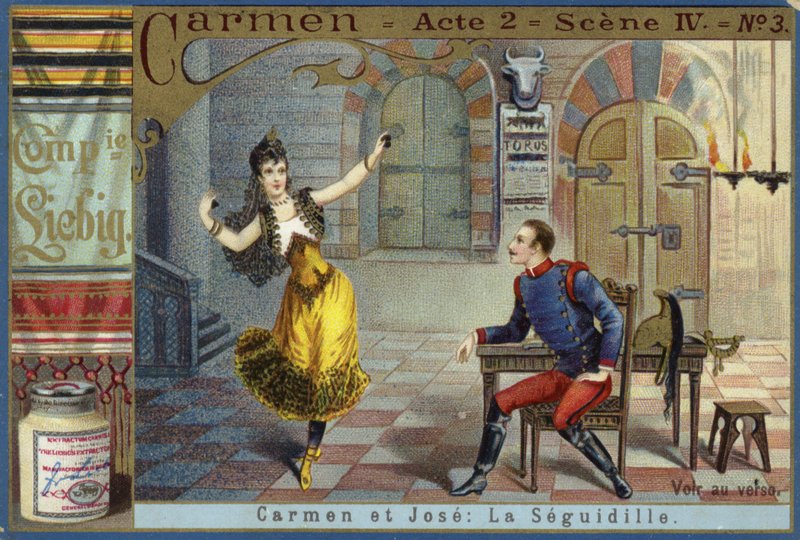 Scéna z Carmen, Georges Bizet od European School