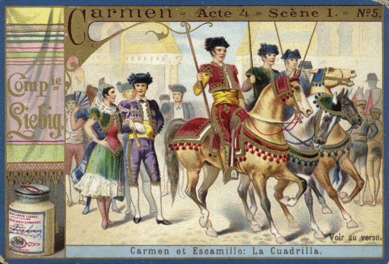 Scéna z Carmen, Georges Bizet od European School