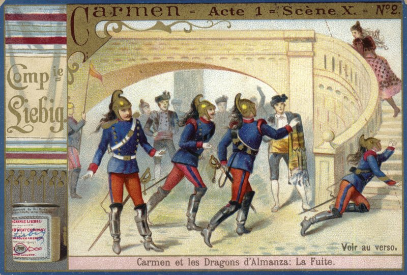 Scéna z Carmen, Georges Bizet od European School