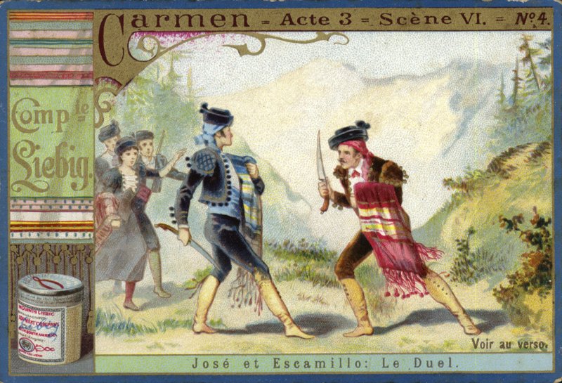 Scéna z Carmen, Georges Bizet od European School