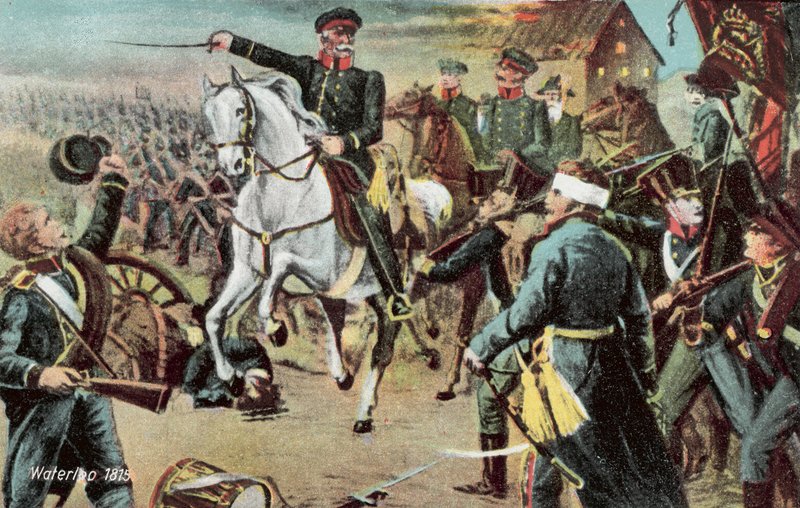 Waterloo 1815, maršál Blucher v bitvě u Waterloo od European School