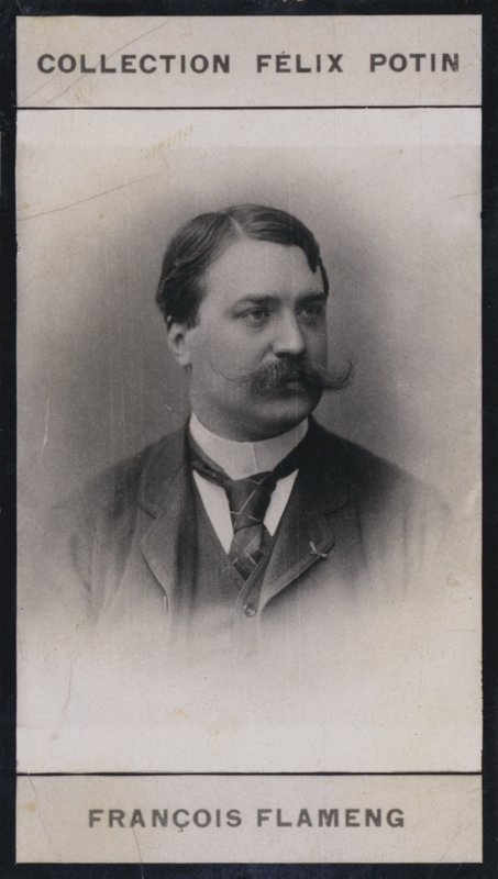 Francois Flameng (1856) (černobílá fotografie) od European Photographer