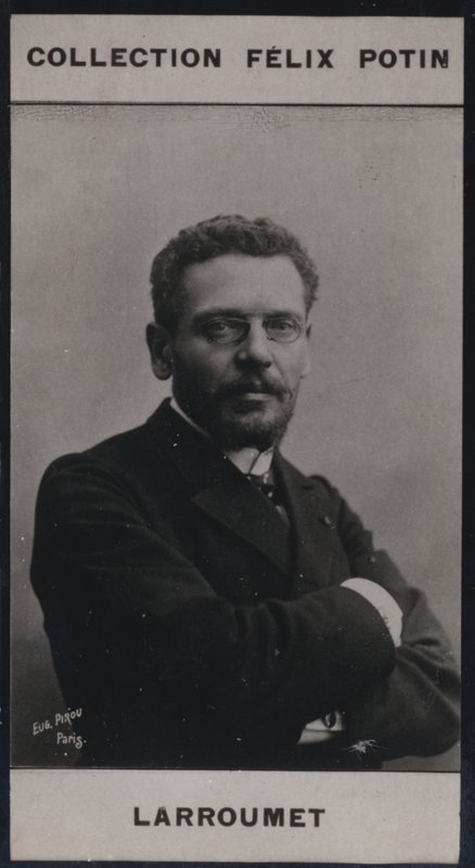 Gustave Larroumet (1852) (černobílá fotografie) od European Photographer