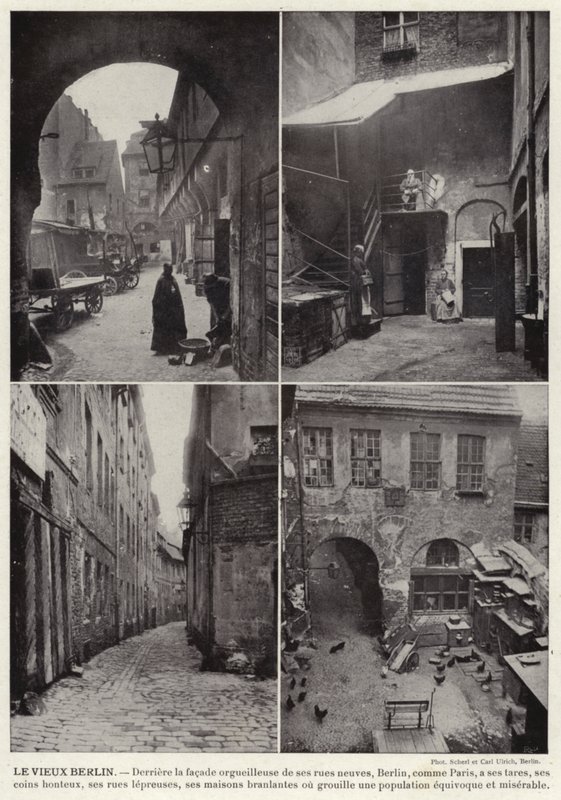 Starý Berlín (černobílý obrázek) od European Photographer