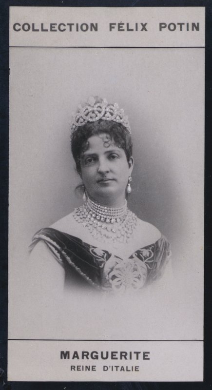 Marguerite, vdova královna Itálie (1851) (černobílá fotografie) od European Photographer