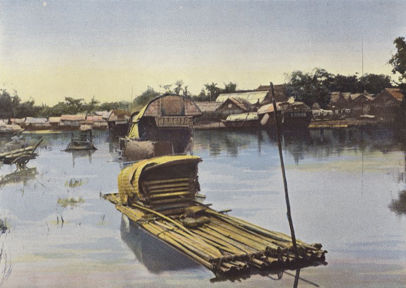 Vinh Port, Bamboo Raft od European Photographer
