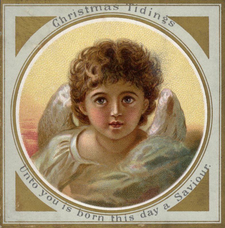 Anděl (chromolitho) od European School