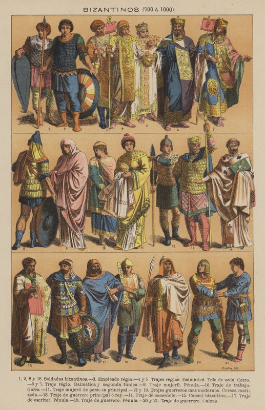 Byzantinci, 700 až 1000 (barevné lito) od European School