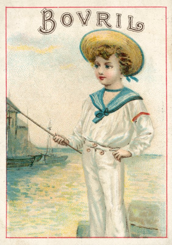 Chlapec v námořnickém obleku (chromolitho) od European School