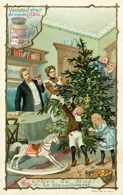 Vánoční strom (chromolitho) od European School
