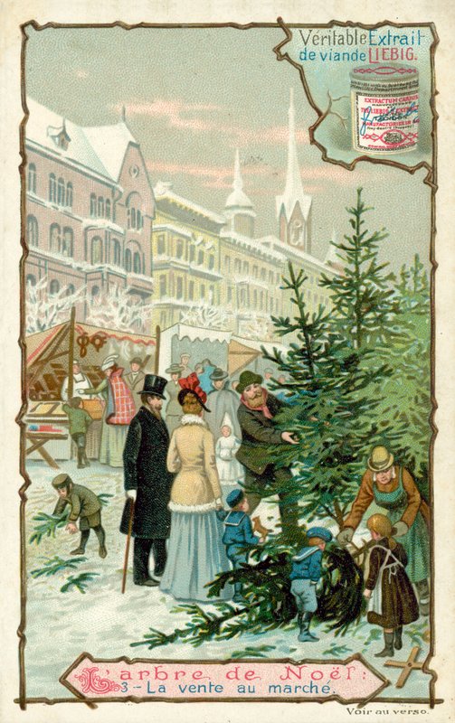 Vánoční strom (chromolitho) od European School